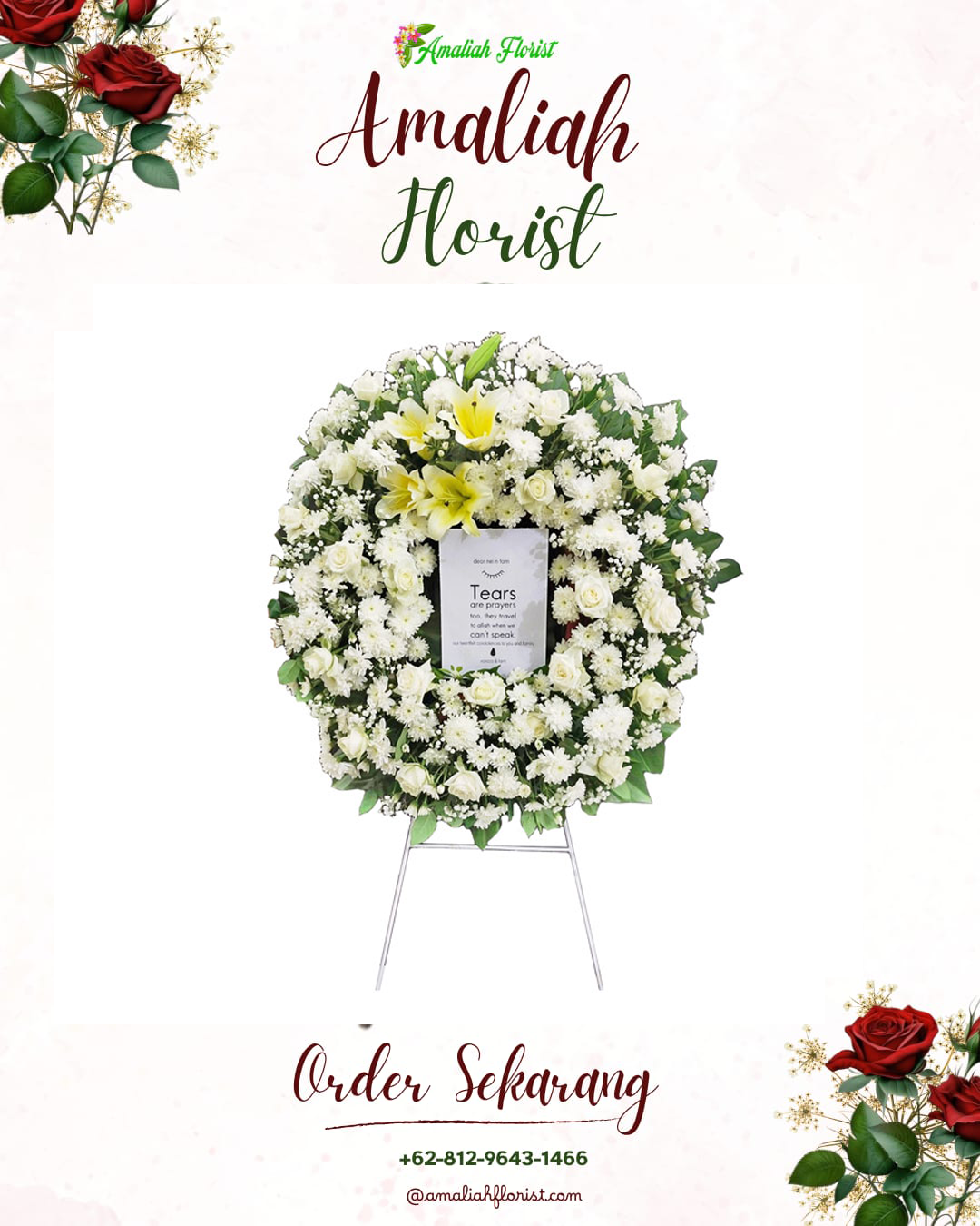 Krans Bunga Duka Taktakan