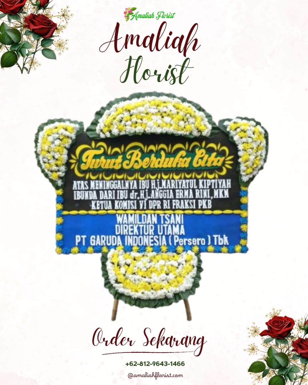 Papan Bunga Duka Taktakan
